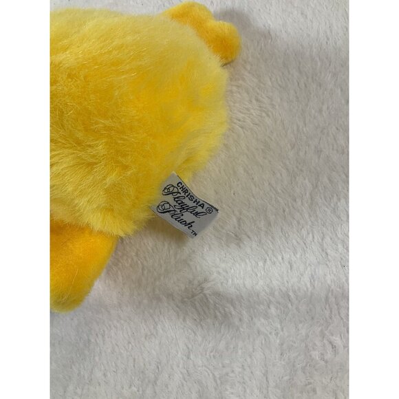 Chrisha Playful Plush Laying Yellow Duck Vintage 1988 Good Condition RARE! Toy - Picture 4 of 7